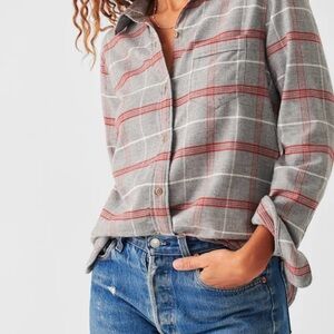 NWT Faherty size XL Classic Flannel Shirt Juliet Plaid